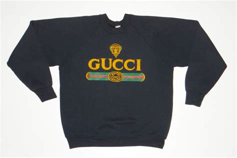 vintage gucci mens sweater|vintage gucci sweatshirt for sale.